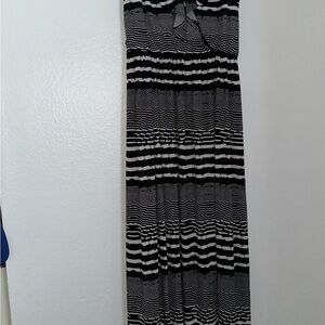 Betsey Johnson Black and White Striped Garment